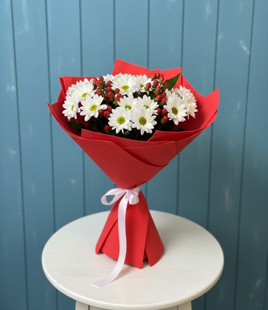 Букет цветов из: Хризантемы в Ваулово