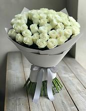 Букет 35 Белых роз в Ваулово
