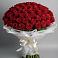 Букет 101 Красная роза Блэк Мэджик в Ваулово