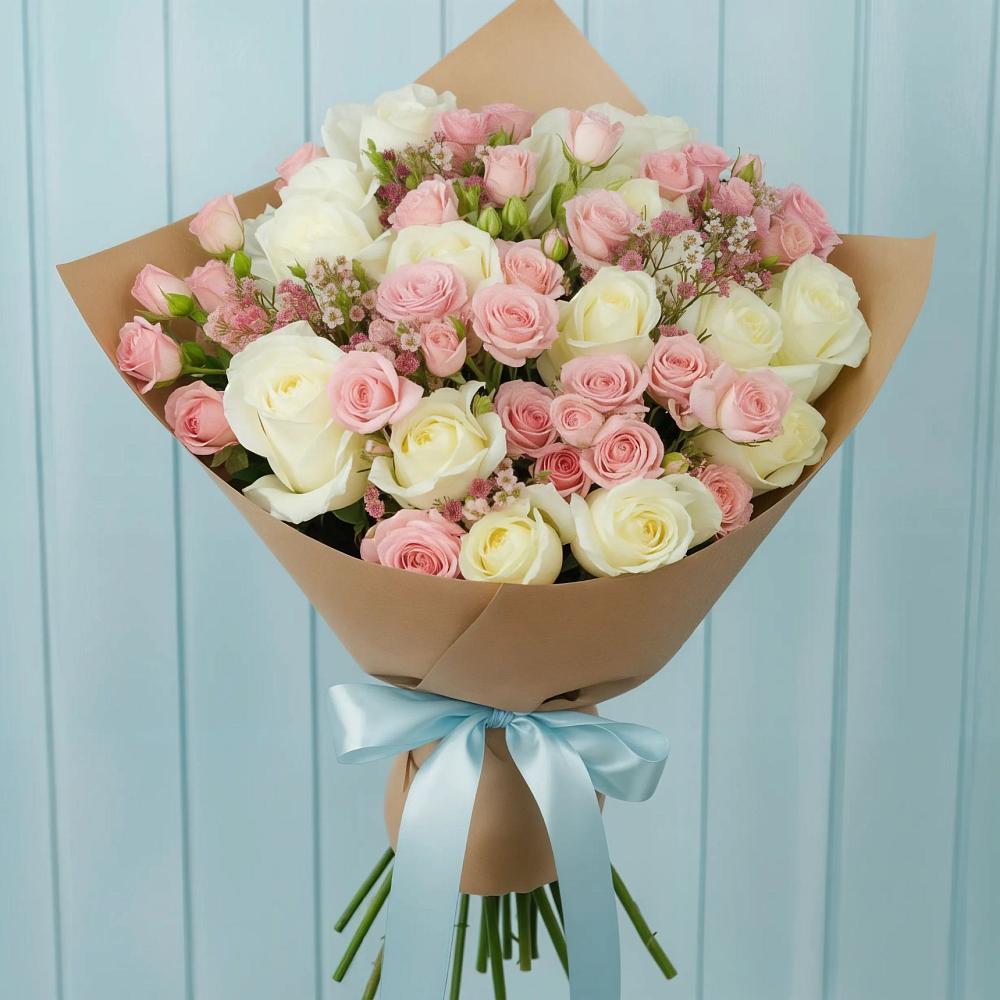 Букет цветов из: Розы в Ваулово