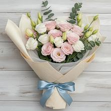 Букет цветов из:  Лизиантусы в Ваулово