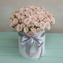 Цветочная композиция из Розы в шляпной коробке #REPLACE_PRED# Ваулово