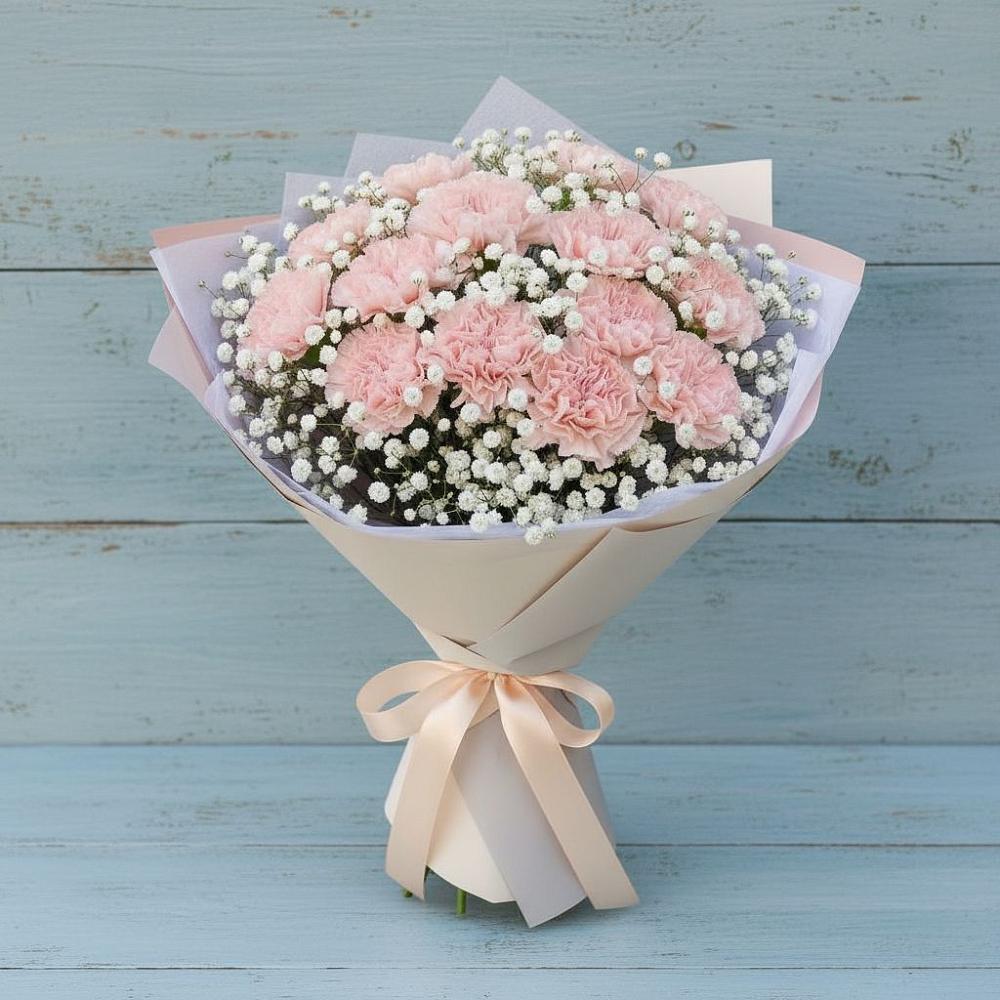 Букет цветов из: Гвоздики в Ваулово