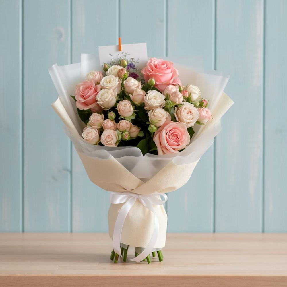 Букет цветов из: Розы в Ваулово