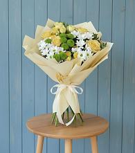 Букет цветов из:  Хризантемы и Розы #REPLACE_PRED# Ваулово